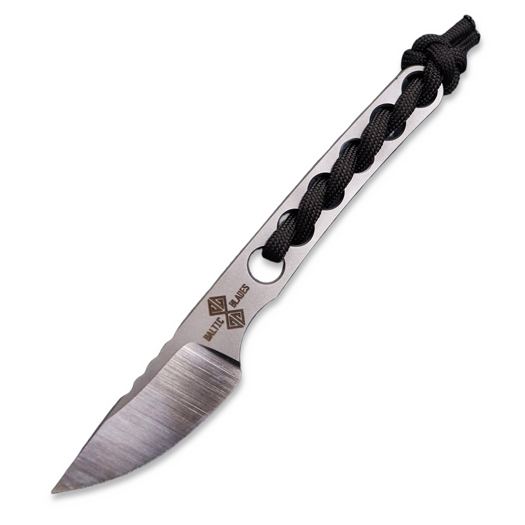 Baltic Blades Angis N690 Scalpel kniv, Black Paracord
