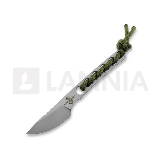 Baltic Blades Angis N690 Scalpel nož, Green Paracord