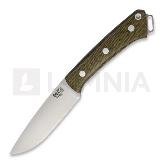 Coltello Bark River Fox River A2 Green Micarta
