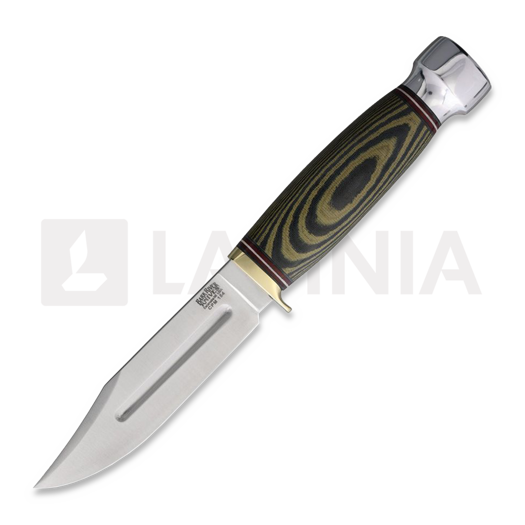 Bark River Gladstone Hunter 154CM Black/Green Micarta knife