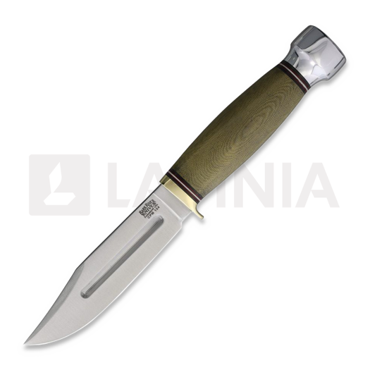 Bark River Gladstone Hunter 154CM Green Micarta nož