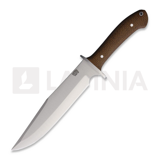 มีด Bark River Highwayman IV 154CM Brown Micarta