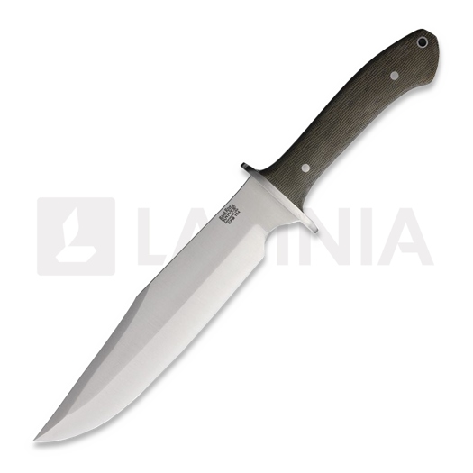 มีด Bark River Highwayman IV 154CM Green Micarta