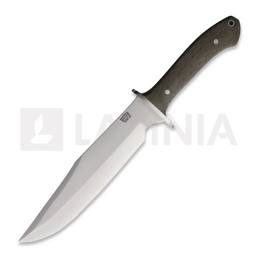 มีด Bark River Highwayman IV 154CM Green Micarta