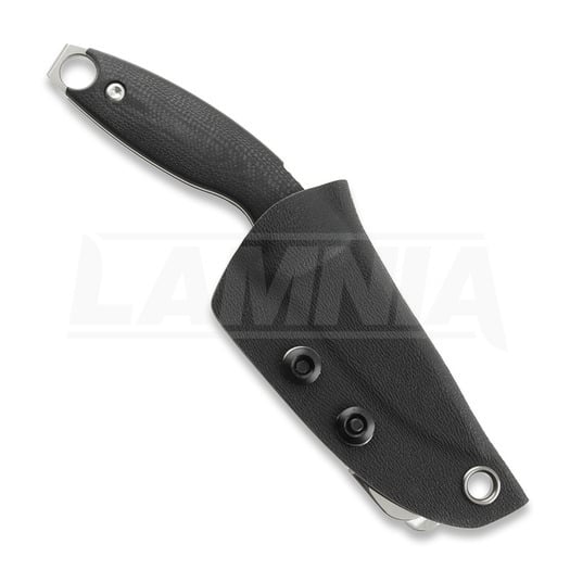 Couteau Bastards Knives Mercurio Magnacut, Black G-10