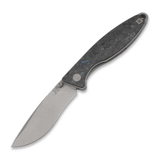 Bastards Knives Venator Folder, Blue FatCarbon