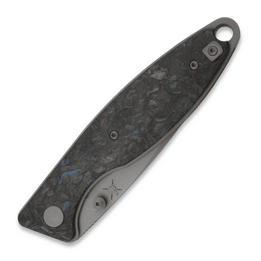 Bastards Knives Venator Folder, Blue FatCarbon