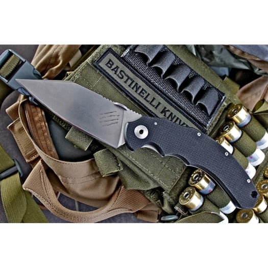 Bastinelli Big Dragotac Stonewashed sulankstomas peilis