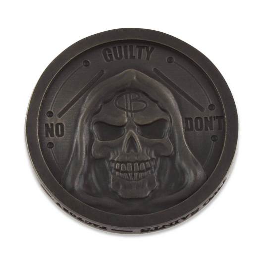 Bastinelli Coin Innocent, quilty bronze