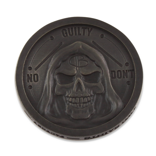 Bastinelli Coin Innocent, quilty bronze