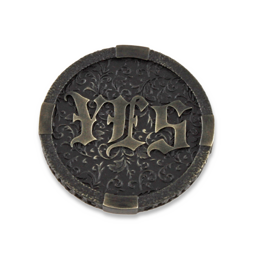 Bastinelli Coin Yes/No, bronze
