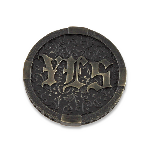 Bastinelli Coin Yes/No, bronze