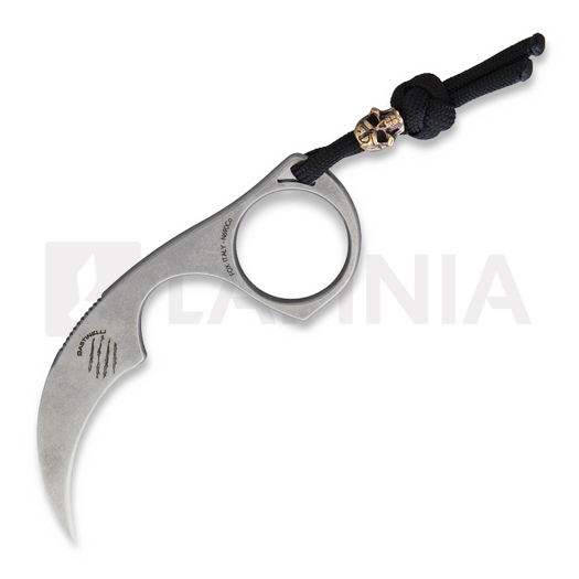 Faca karambit Bastinelli Diagnostic Stonewashed + Bead