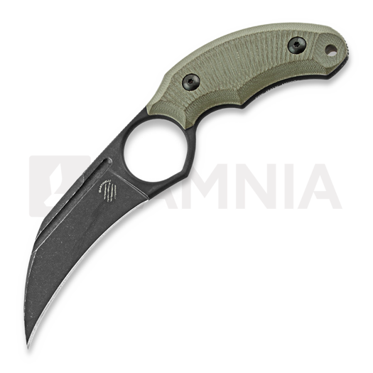 Bastinelli Harpy knife, olive drab