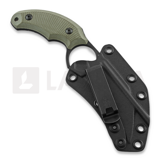 Bastinelli Harpy kniv, olivengrønn