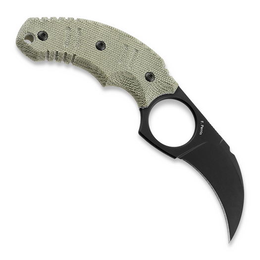 Bastinelli Ligament OD Green Micarta knife