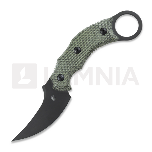 Bastinelli Mako Compact veitsi, green micarta