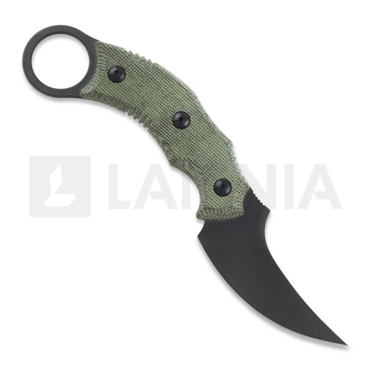 Bastinelli Mako Compact knife, green micarta