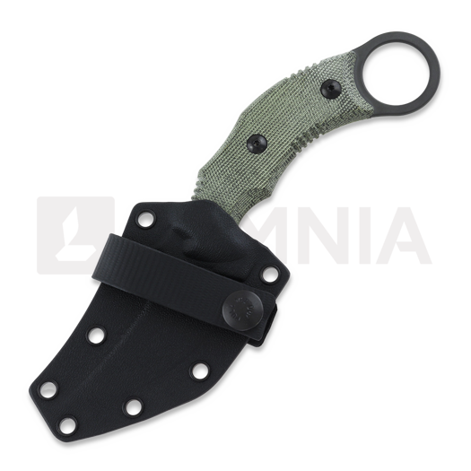 Bastinelli Mako Compact knife, green micarta