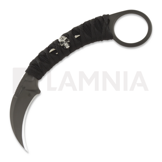 Bastinelli PiKa PVD Silver Menuki Special Tsuka karambit-kniv