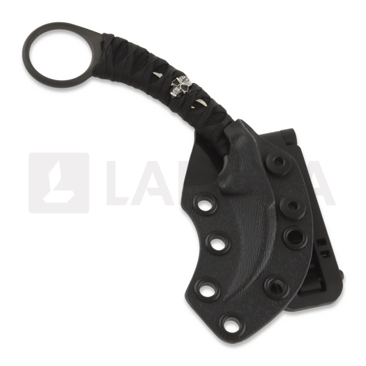 Bastinelli PiKa PVD Silver Menuki Special Tsuka karambit peilis
