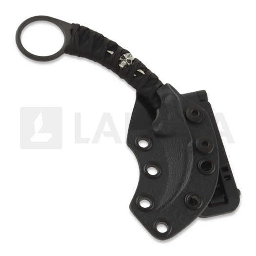 Bastinelli PiKa PVD Silver Menuki Special Tsuka Karambit-Messer