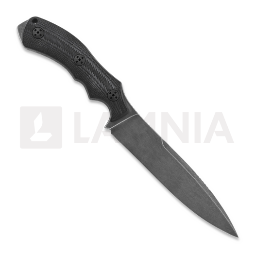 Bastinelli Raptor L M390 kniv, dark stonewash
