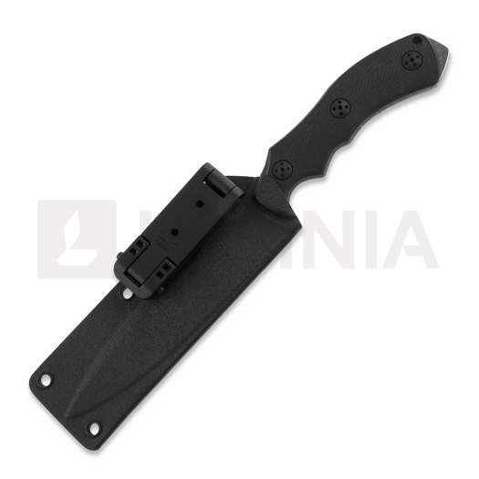 Bastinelli Raptor L M390 kniv, dark stonewash