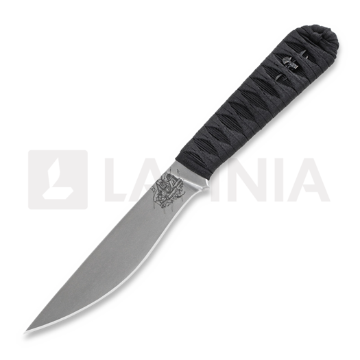 Bastinelli Silence Slim Reaper Bronze Menuki Tsuka סכין