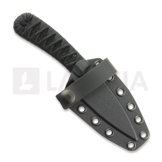Bastinelli SIN Black Tsuka Wrap Bronze Menuki knife