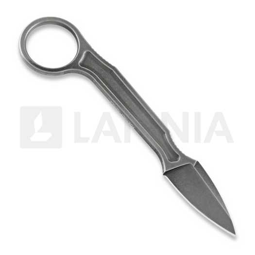 Bastinelli Spade kniv, dark stonewashed, lasered