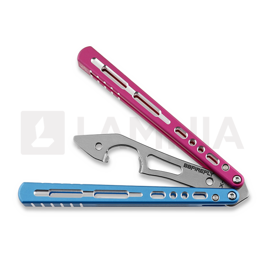 Balisong trainer BBbarfly KS Knife Style Opener ZX-1, Blue And Pink