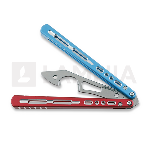 Balisong trainer BBbarfly KS Knife Style Opener ZX-1, Red And Blue
