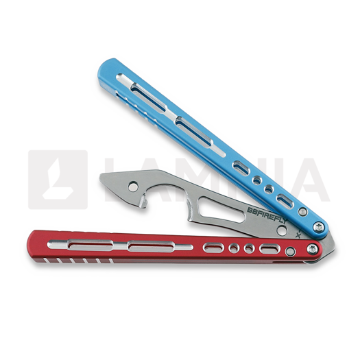 Balisong trainer BBbarfly KS Knife Style Opener ZX-1, Red And Blue