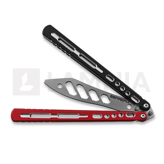 Тренировочный балисонг BBbarfly Trainer V2, Red And Black