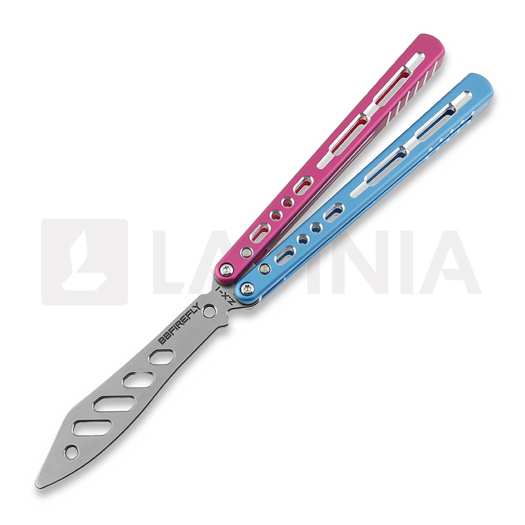 Balisong trainer BBbarfly Trainer ZX-1, Blue And Pink