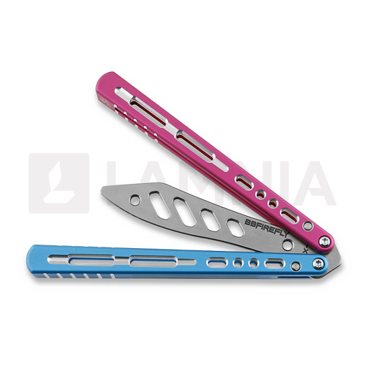 Тренировочный балисонг BBbarfly Trainer ZX-1, Blue And Pink
