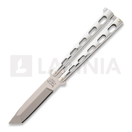 Bear & Son Balisong vlindermes, stainless steel