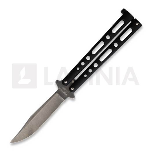 Bear & Son Butterfly Black Stonewash folding knife