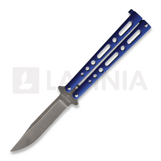 Bear & Son Butterfly Blue Stonewash foldekniv