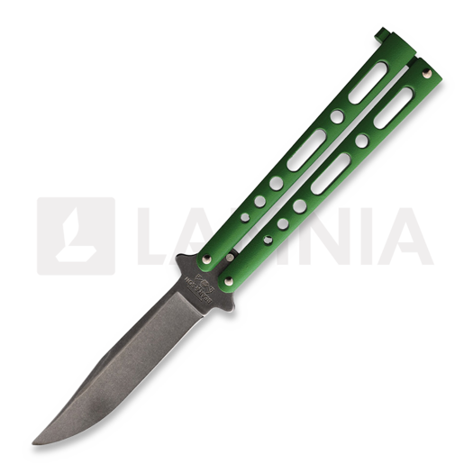 Nóż składany Bear & Son Butterfly Green Stonewash