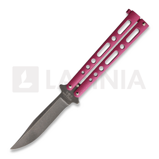 Bear & Son Butterfly Pink Stonewash foldekniv