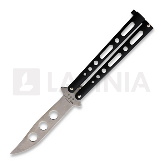 Coltello pieghevole Bear & Son Butterfly Trainer SW, nero