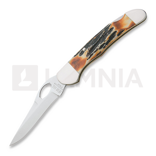 Bear & Son Cowhand Lockback India Stag 접이식 나이프