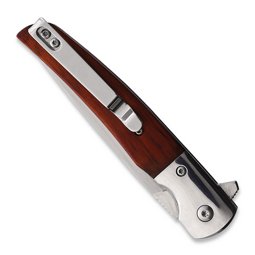 Bear & Son D2 Cocobola Rancher sulankstomas peilis