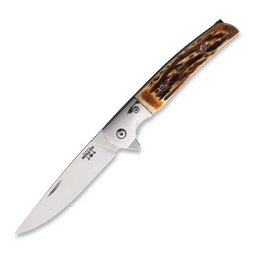 Bear & Son D2 Stag Bone Rancher 접이식 나이프