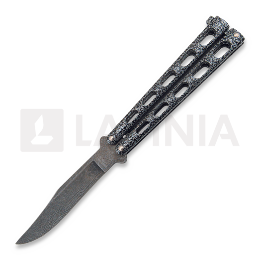 Navaja mariposa Bear & Son Damascus Steel