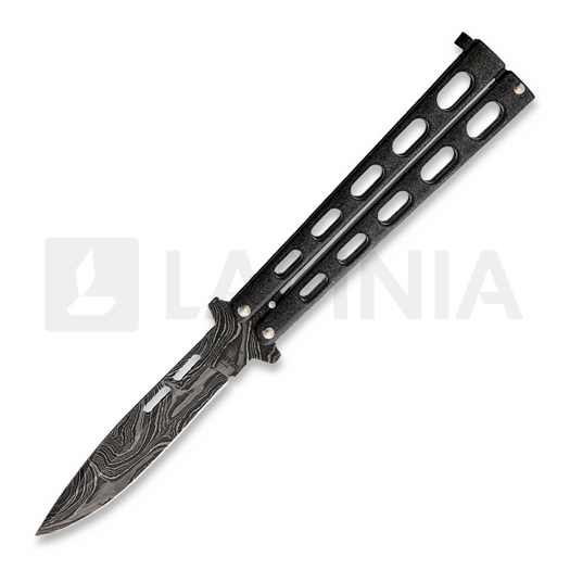 Bear & Son Drop Point Galaxy Butterfly folding knife