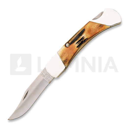 Skladací nôž Bear & Son Folding Hunter Stag Bone