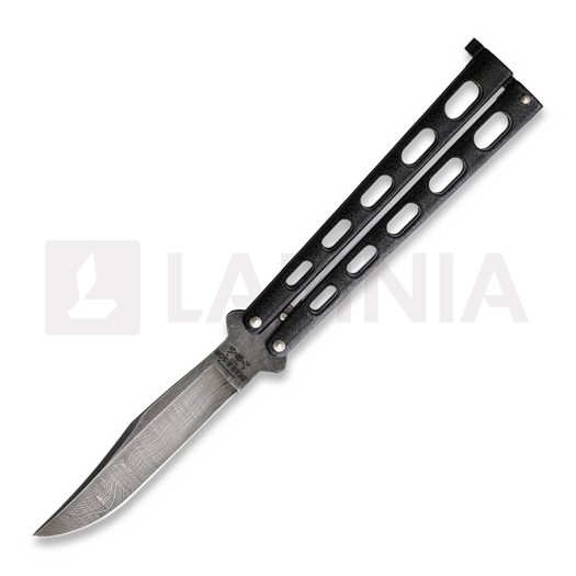 Bear & Son Galaxy Butterfly Damascus balisong